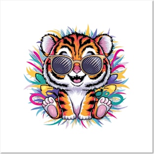 Baby Tiger Cute Posters and Art